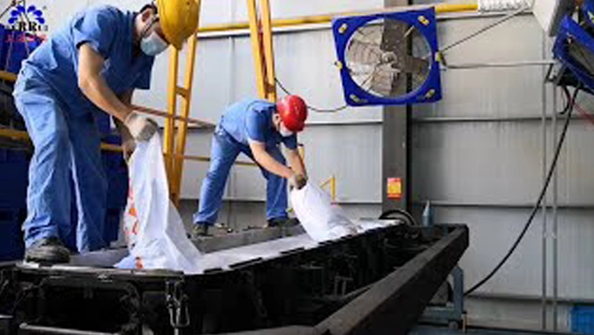 牛を飲む牛トラフ生産