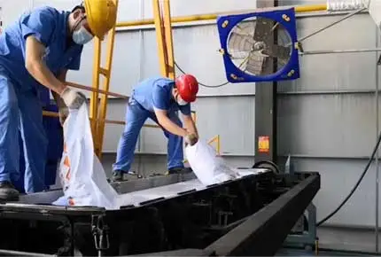 牛を飲む牛トラフ生産