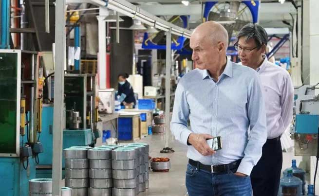 On October 10 2023 the German Customer Visited Terrui Factory for a Site Visit On October 10 2023 the German Customer Visited Terrui Factory for a Site Visit