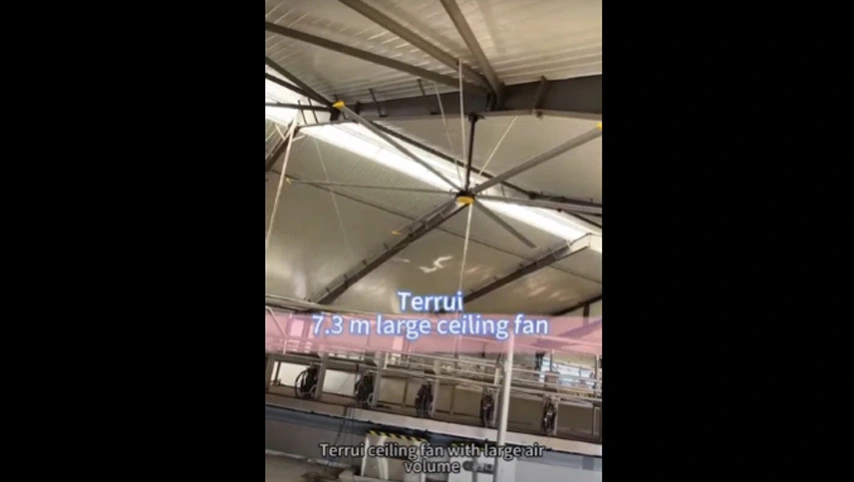 大型工業用天井ファン