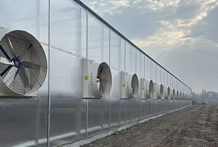 48インチの工業用排気ファンは、大きなスペースでの気流と効率をどのように改善できますか?